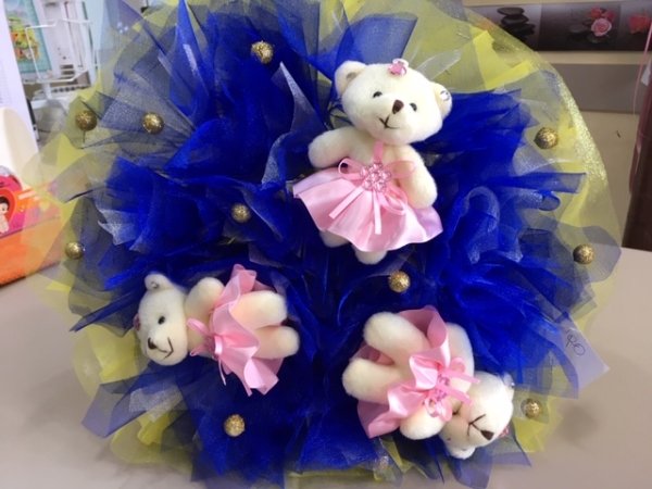 Букеты из мягких игрушек